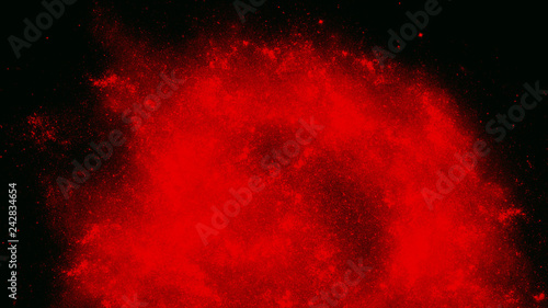Abstract watercolor splash in motion background. Art paint spray texture. Red watercolor wallpaper