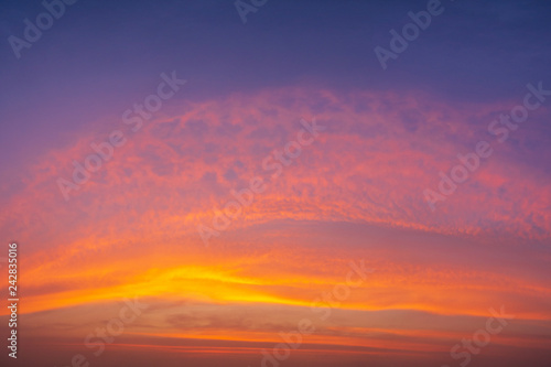 Colorful sky in twilight time background. © Chanintorn.v