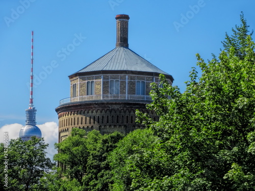 Berlin, Wasserturm und Fernsehturm