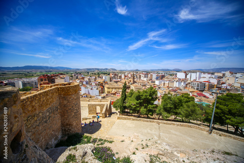 aerial view of barcelona spain