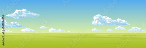 Panorama - the summer field