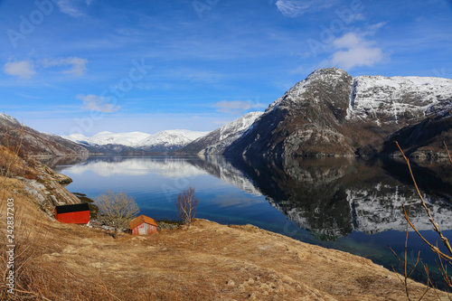 Spring in Tosenfjorden, Brønnøy municipality, Nordland county photo