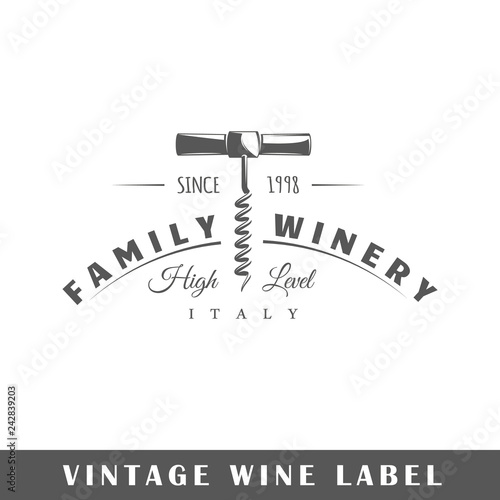 Wine label
