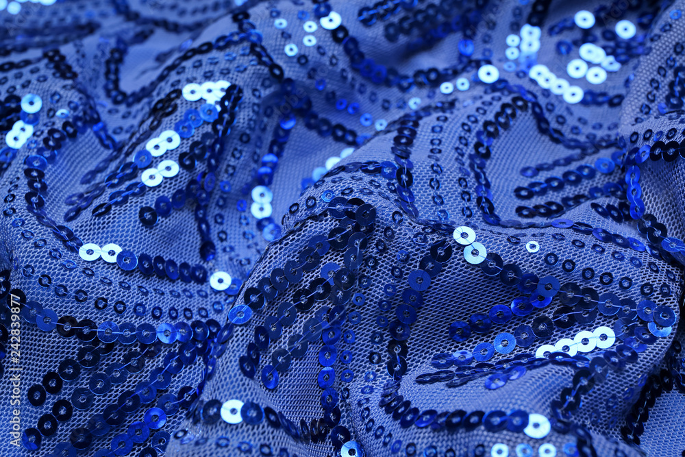 Obraz premium Clothes with sequins, closeup