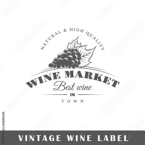 Wine label