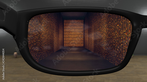 Multi Dimension AR Glasses Egyptian Concept Art © boscorelli