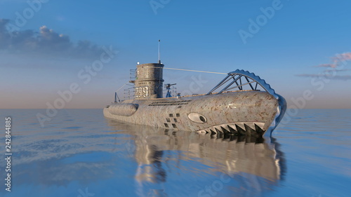 潜水艦 © tsuneomp