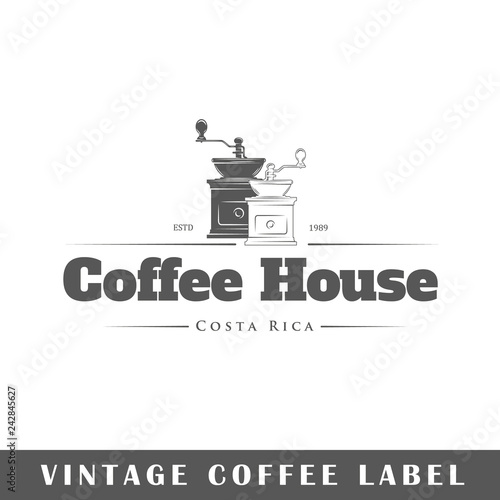Coffee label