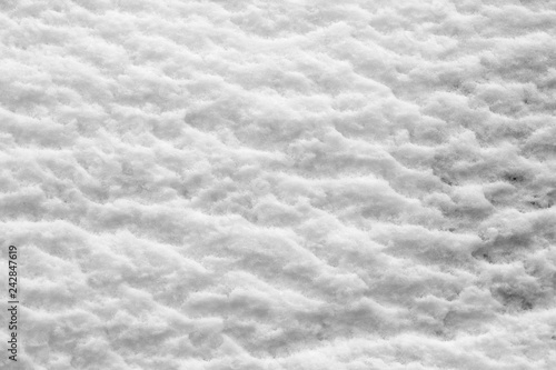 Snow surface ripples texture snowfall car detail