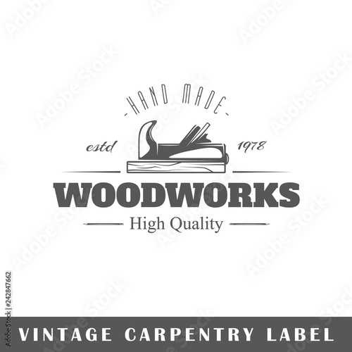 Carpentry label