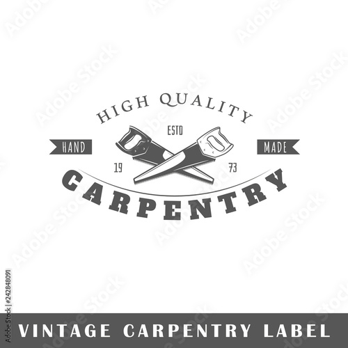 Carpentry label