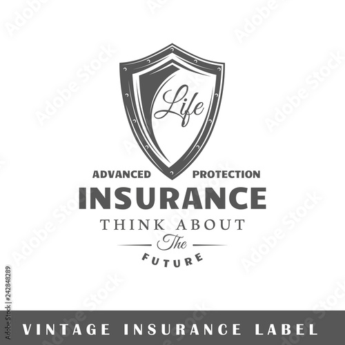 Free Download Insurance label - GFXLoad