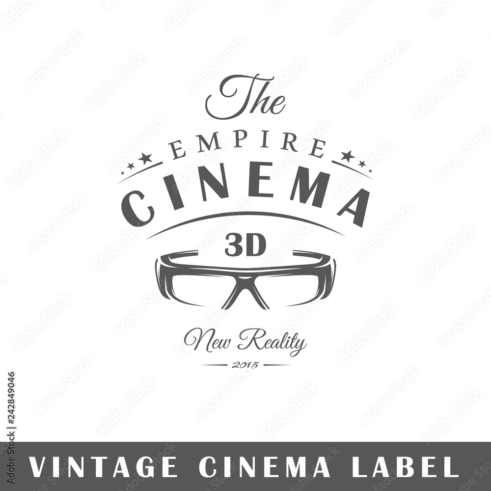 Obraz premium Cinema label