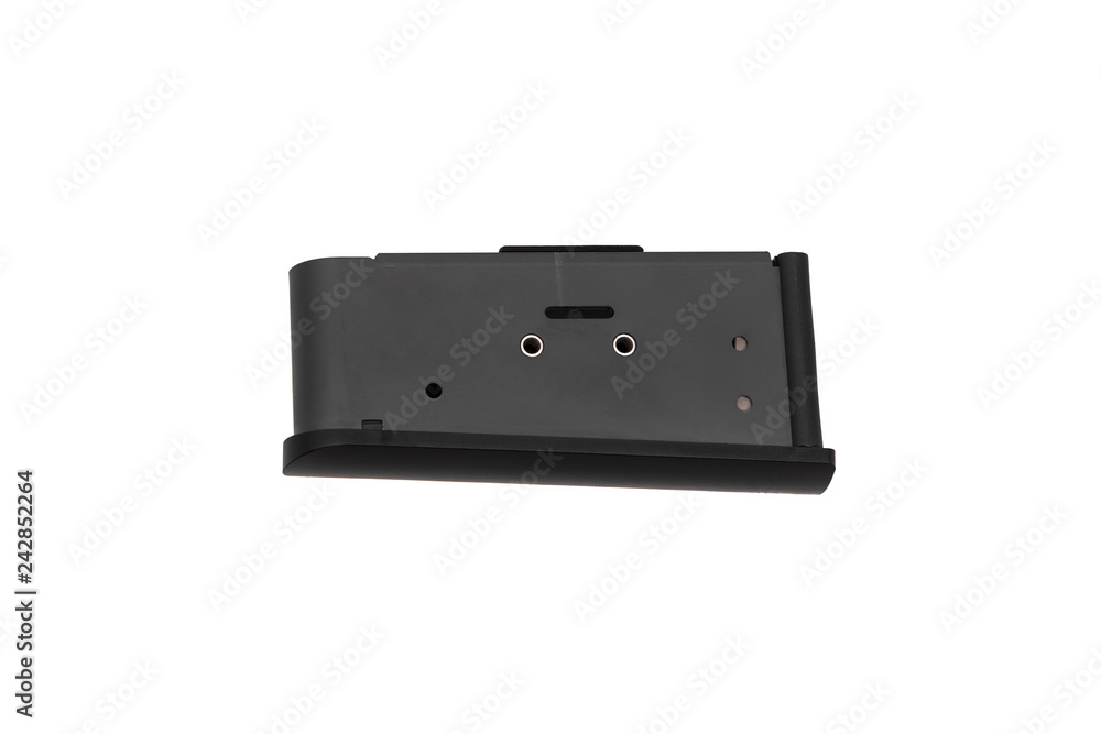 rifle magazine isolated on white rifle magazine isolated on white