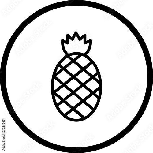 Vector Pineapple Icon