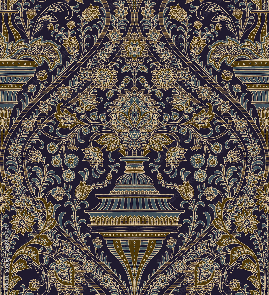 Seamless Pattern : Paisley Style