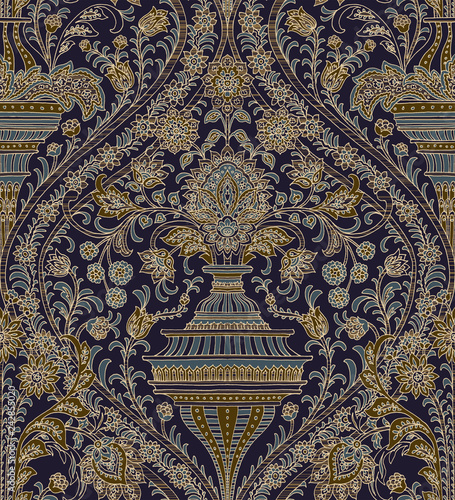 Seamless Pattern   Paisley Style