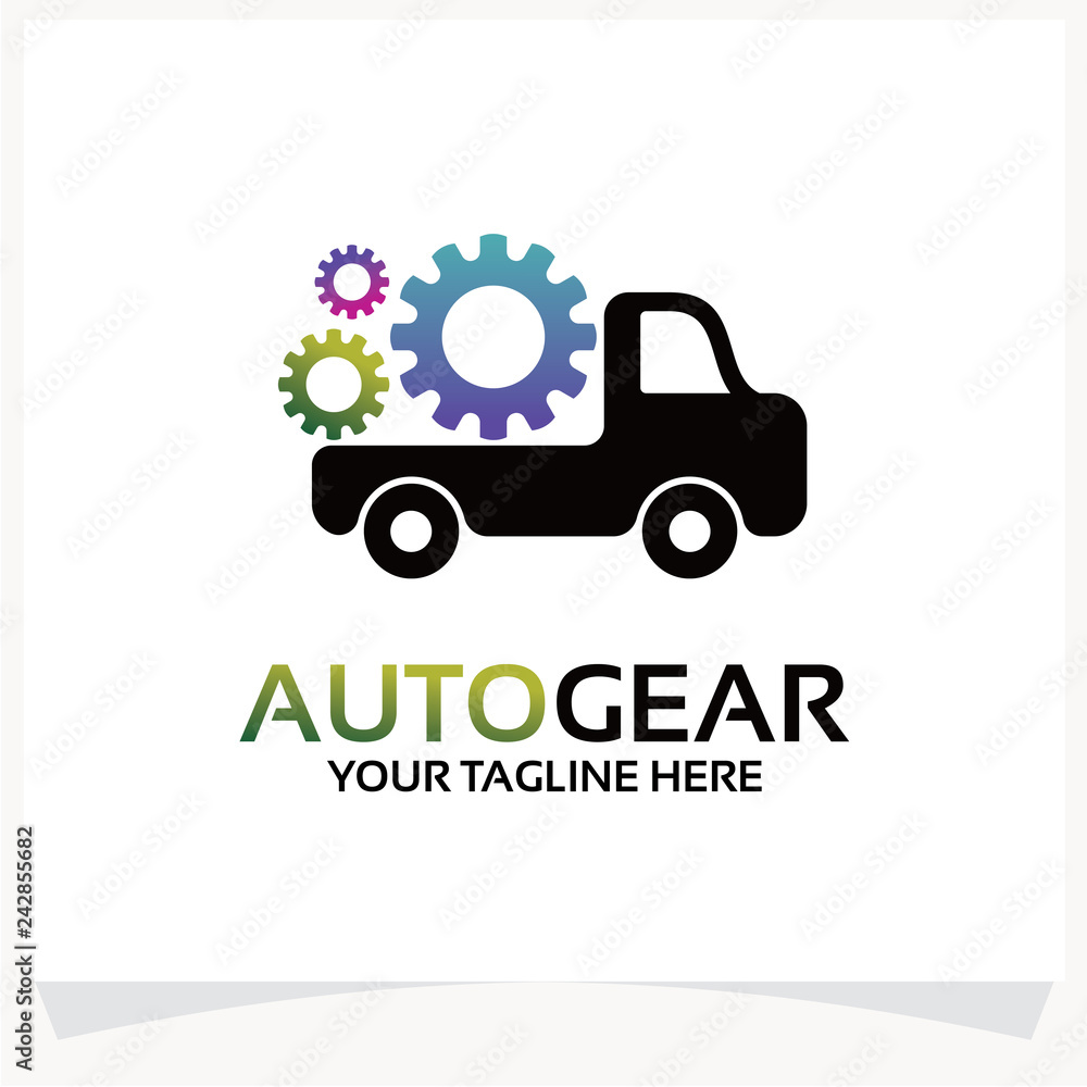 Auto Gear Logo Template Design Vector Inspiration. Icon Design