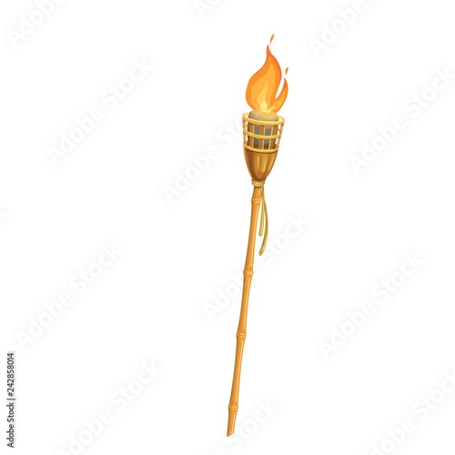 Torch, flame, fire vector