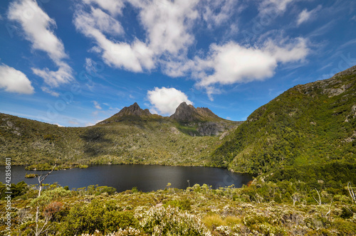 View of Cradle Mountain and Lake Dove photo