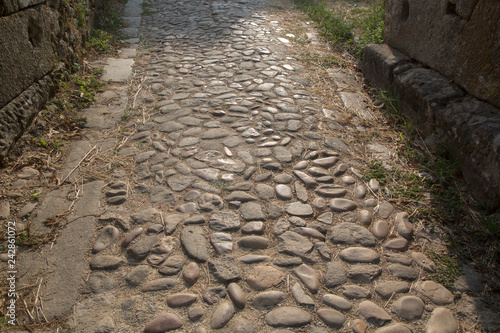 Empty Stone Footpath photo