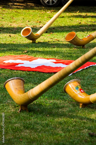 traditional horn in Switzerland