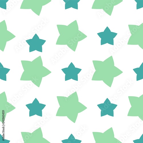 Vector seamless pattern with mint