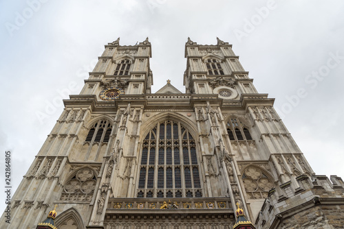 Looking up at Westminster Abby photo