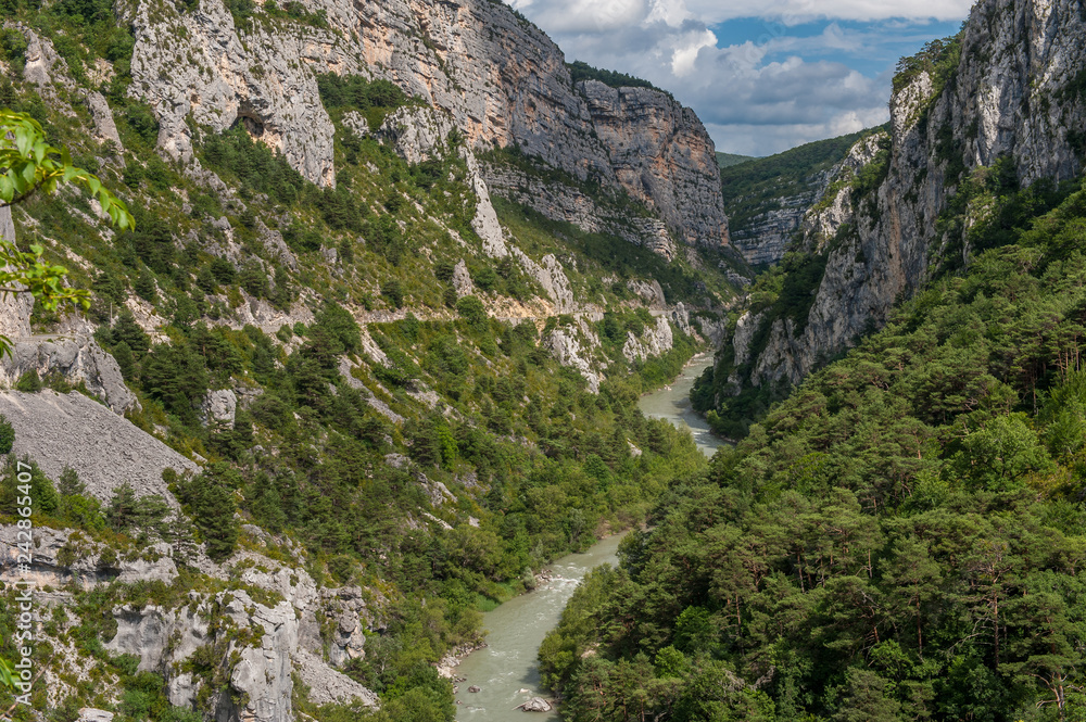 Verdonschlucht in Südfrankreich Verdonschlucht in Südfrankreich