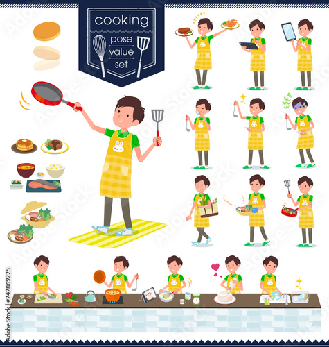 flat type Childminder men_cooking