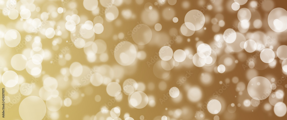 Golden Bokeh Lights Background Golden Bokeh Lights Background