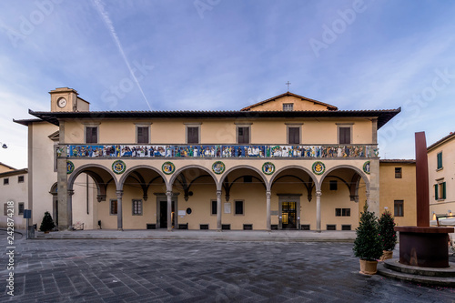 The ancient Ospedale del Ceppo in Pistoia, Tuscany, Italy © Marco Taliani