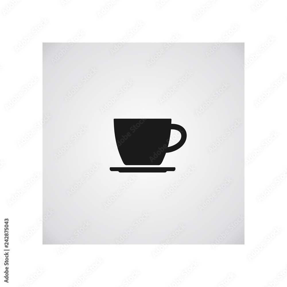 Cup of coffee. Coffee cup icon. Coffee icon isolated on white background Cup of coffee. Coffee cup icon. Coffee icon isolated on white background
