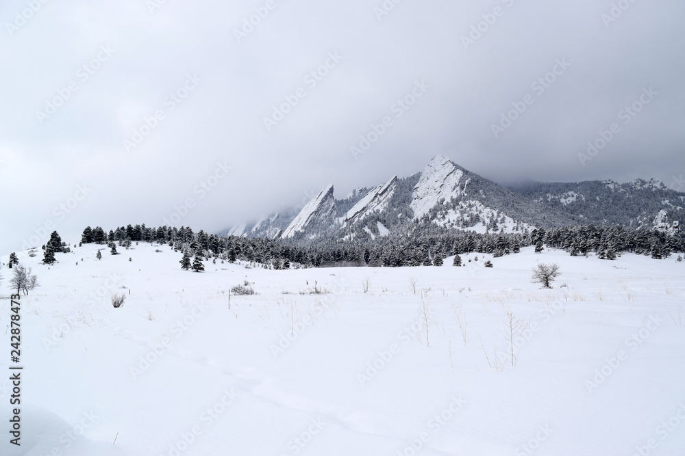 Obraz premium winter mountain landscape
