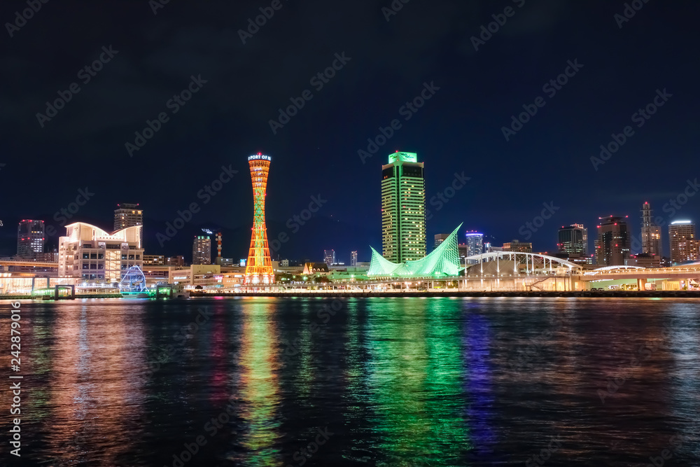 Naklejka premium 神戸 夜景