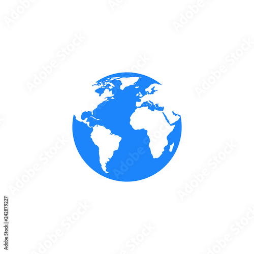 World map vector. World icon vector