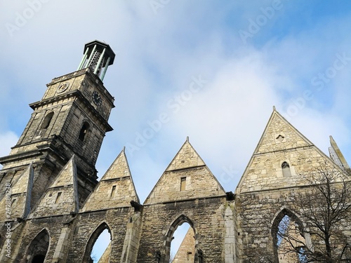 Aegidienkirche church ruin in Hanover, Germany photo