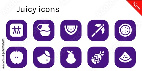  juicy icon set