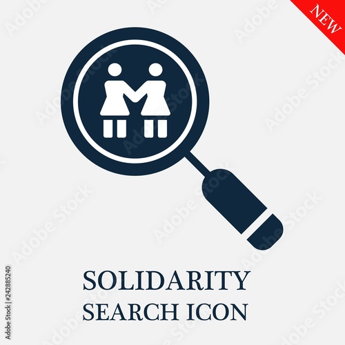 Solidarity search icon