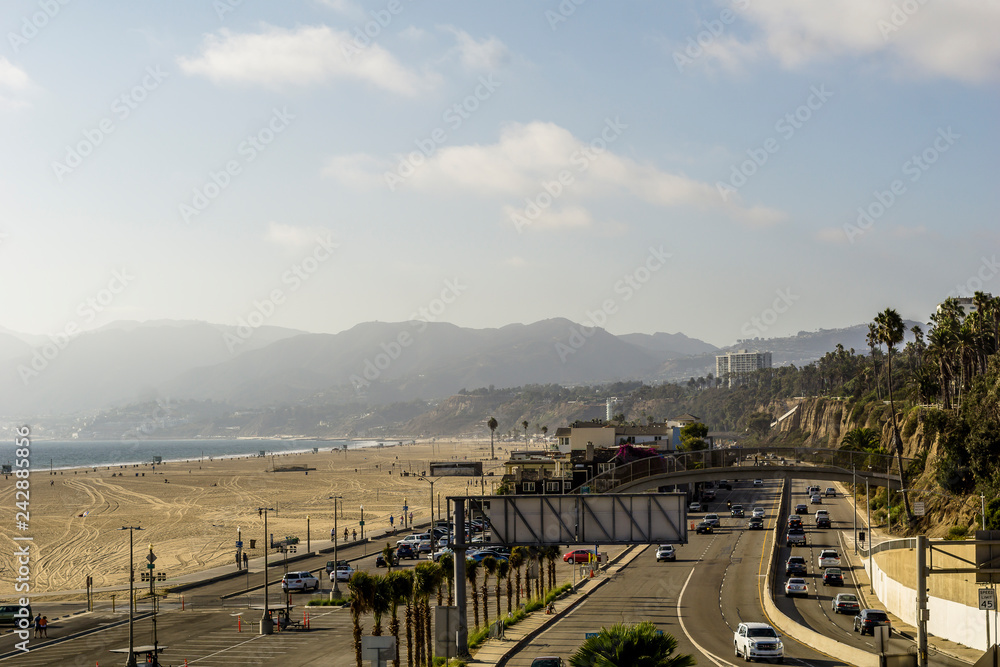 Obraz premium Santa Monica , Hitze auf dem Highway