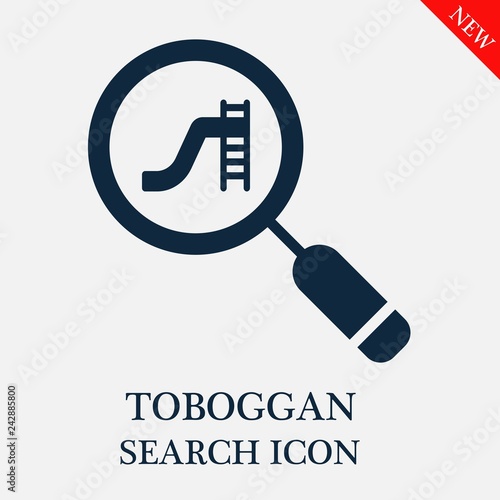 Toboggan search icon