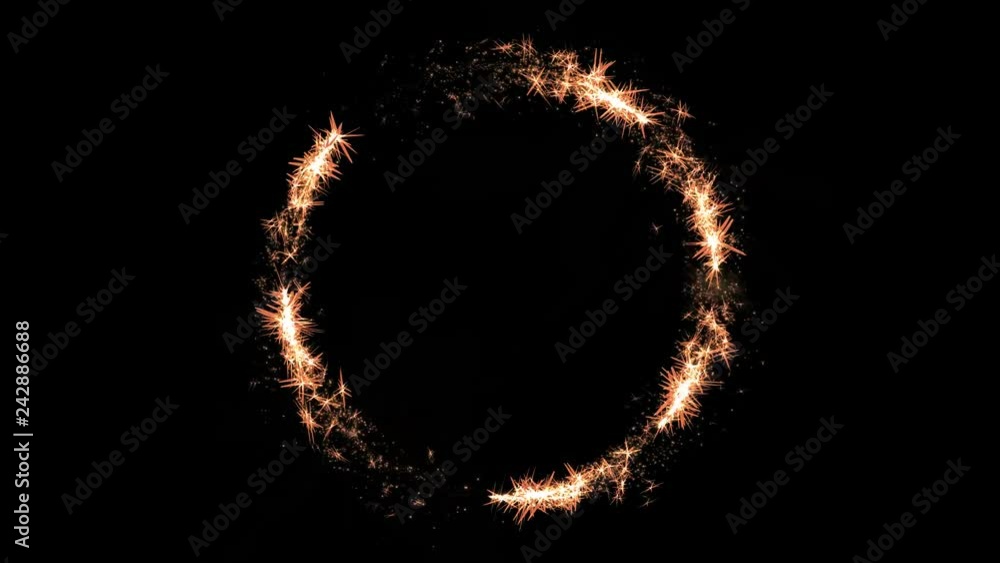 Abstract Magic Golden Crown Spinning Loop/ 4k animation of an abstract golden circle crown of flowers spinning seamless looping Abstract Magic Golden Crown Spinning Loop/ 4k animation of an abstract golden circle crown of flowers spinning seamless looping