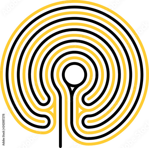 Chartres, maze, knidos, 5 circuits