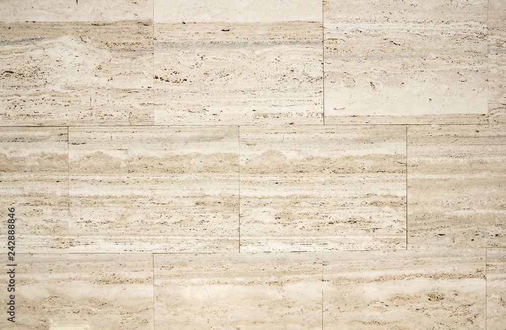 Fotografia White Travertine Background