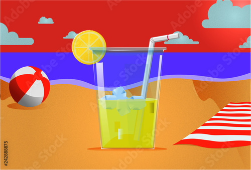summer in the beach