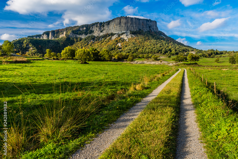 Amazing cliffs in the Collsacabra Mountains (Catalonia, Spain).