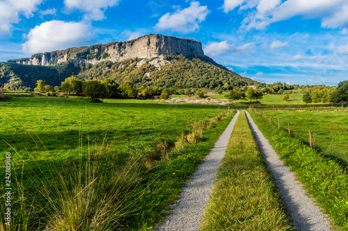 Amazing cliffs in the Collsacabra Mountains (Catalonia, Spain).