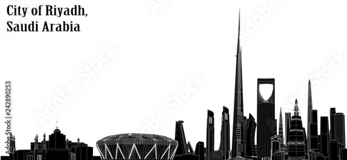 Vector City of Riyadh, Saudi Arabia