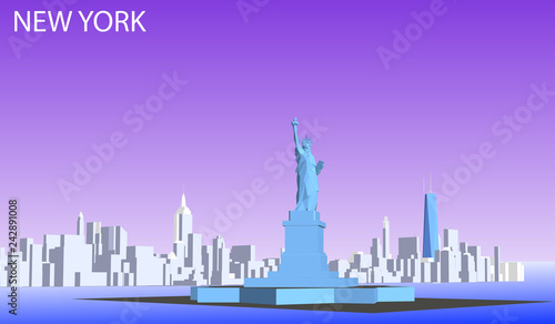 Vector New York City  USA