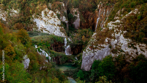 View from a Mountain over a Part of the Plitvice National Park